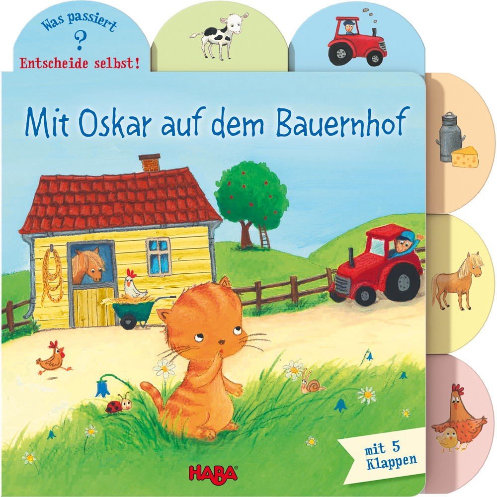 Was passiert? Entscheide selbst! Mit Oskar auf dem Bauernhof Board Games