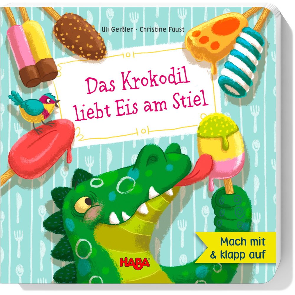 Das Krokodil liebt Eis am Stiel Children's books