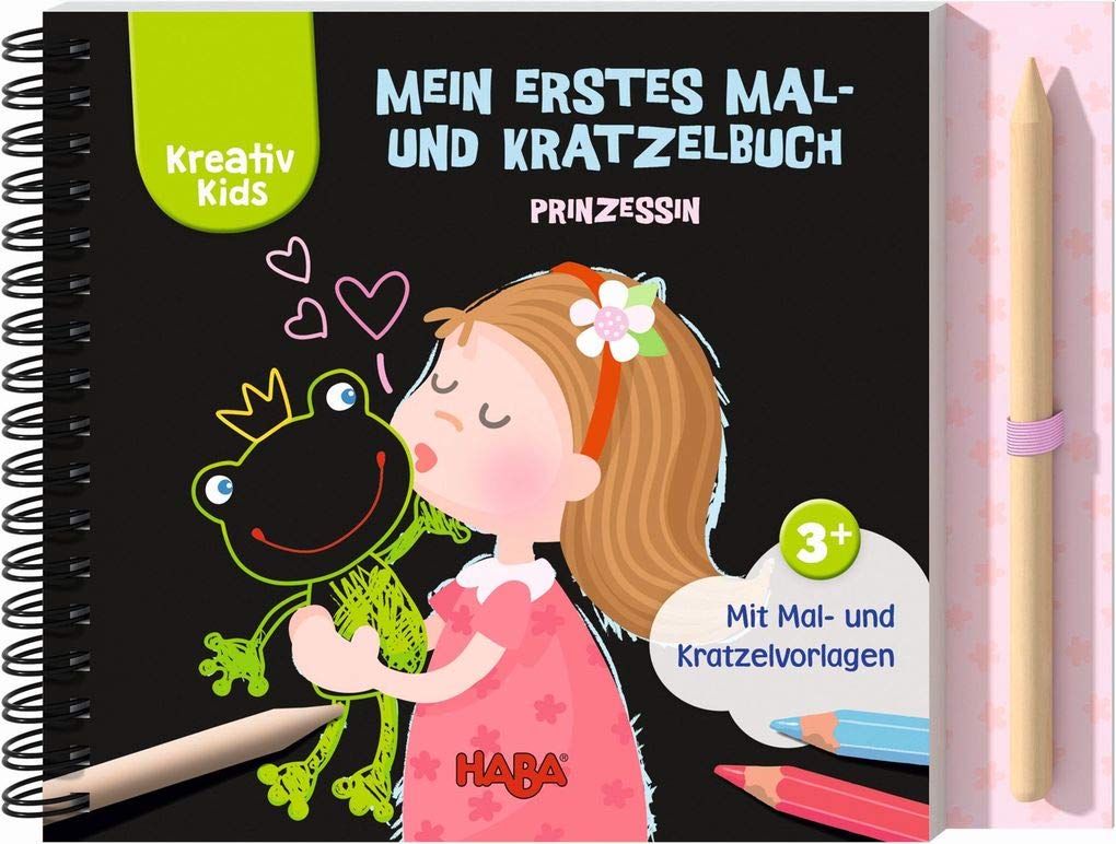 Mein erstes Mal- und Kratzelbuch Prinzessin book