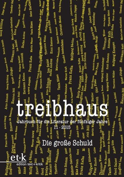 Die große Schuld (treibhaus: Jahrbuch für die Literatur der fünfziger Jahre) Contemporary literature Books