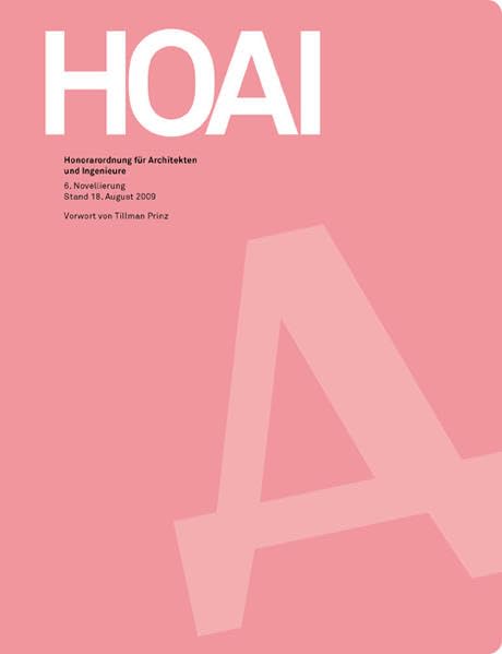 HOAI  -Honorarordnung für Architekten und Ingenieure Law