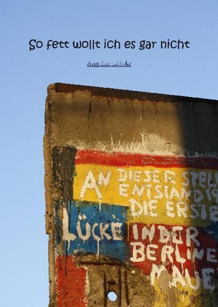 So fett wollt ich es gar nicht Contemporary literature