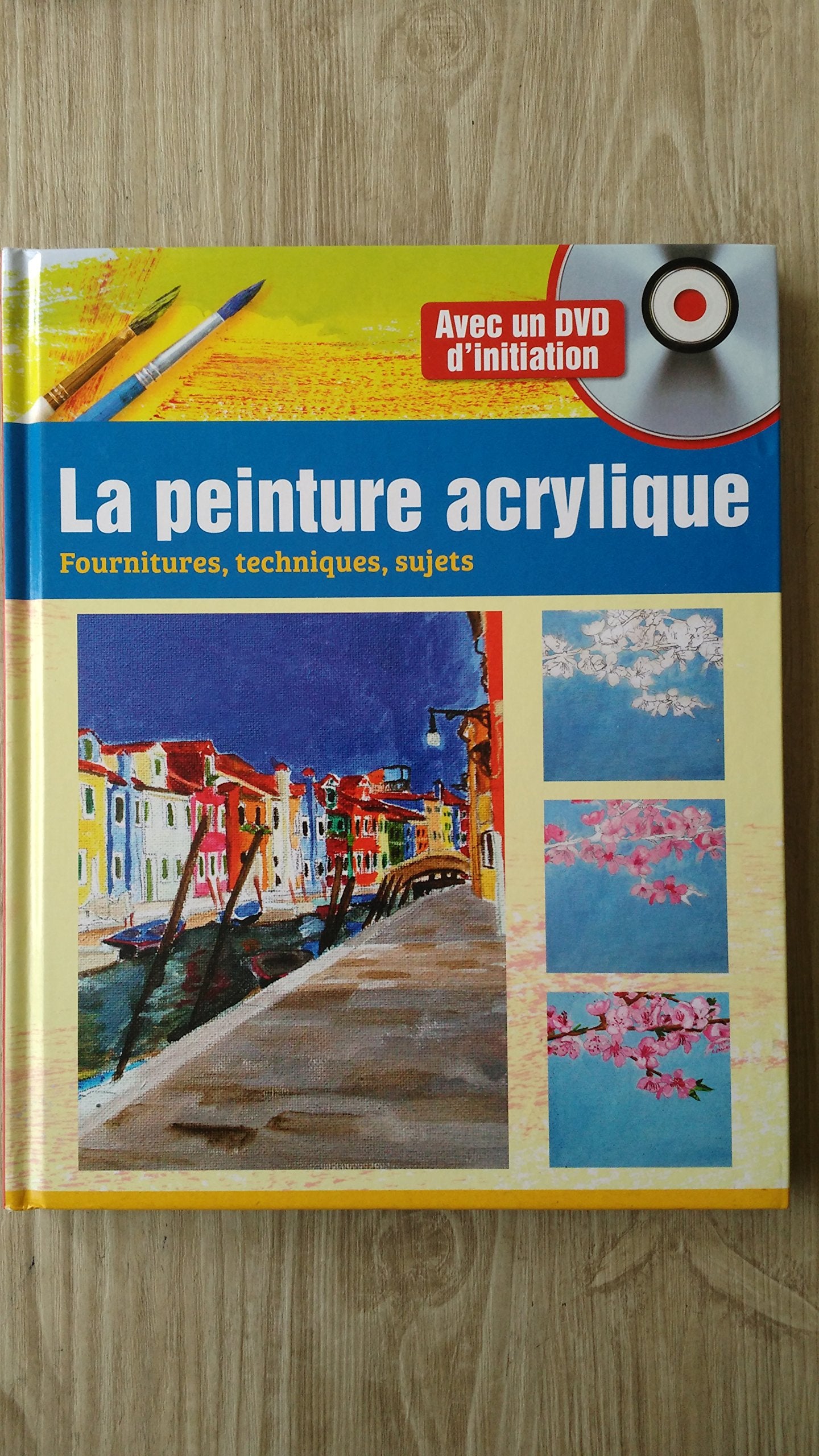 la peinture acrylique, livre + DVD d'initiation Books
