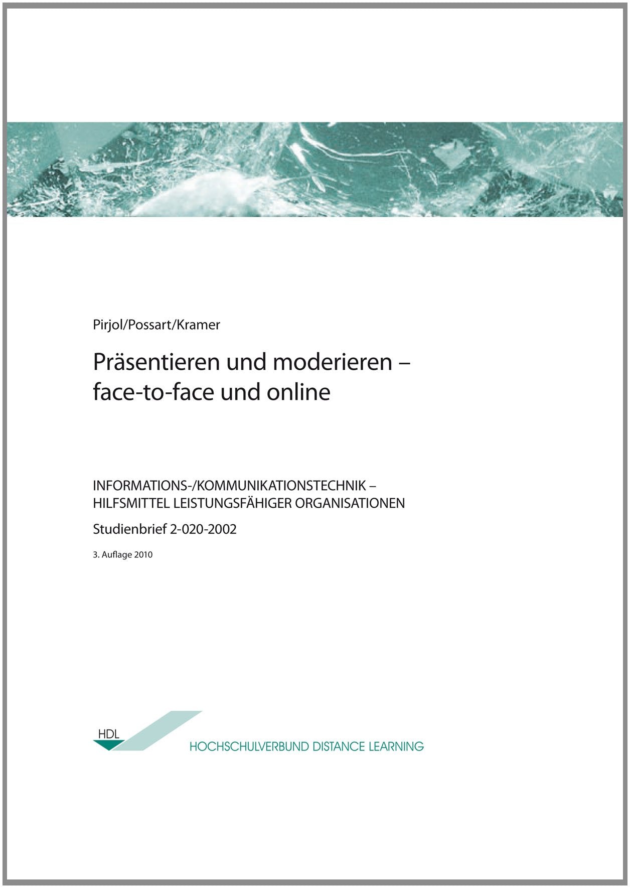 Präsentieren und moderieren-face-to-face und online Law