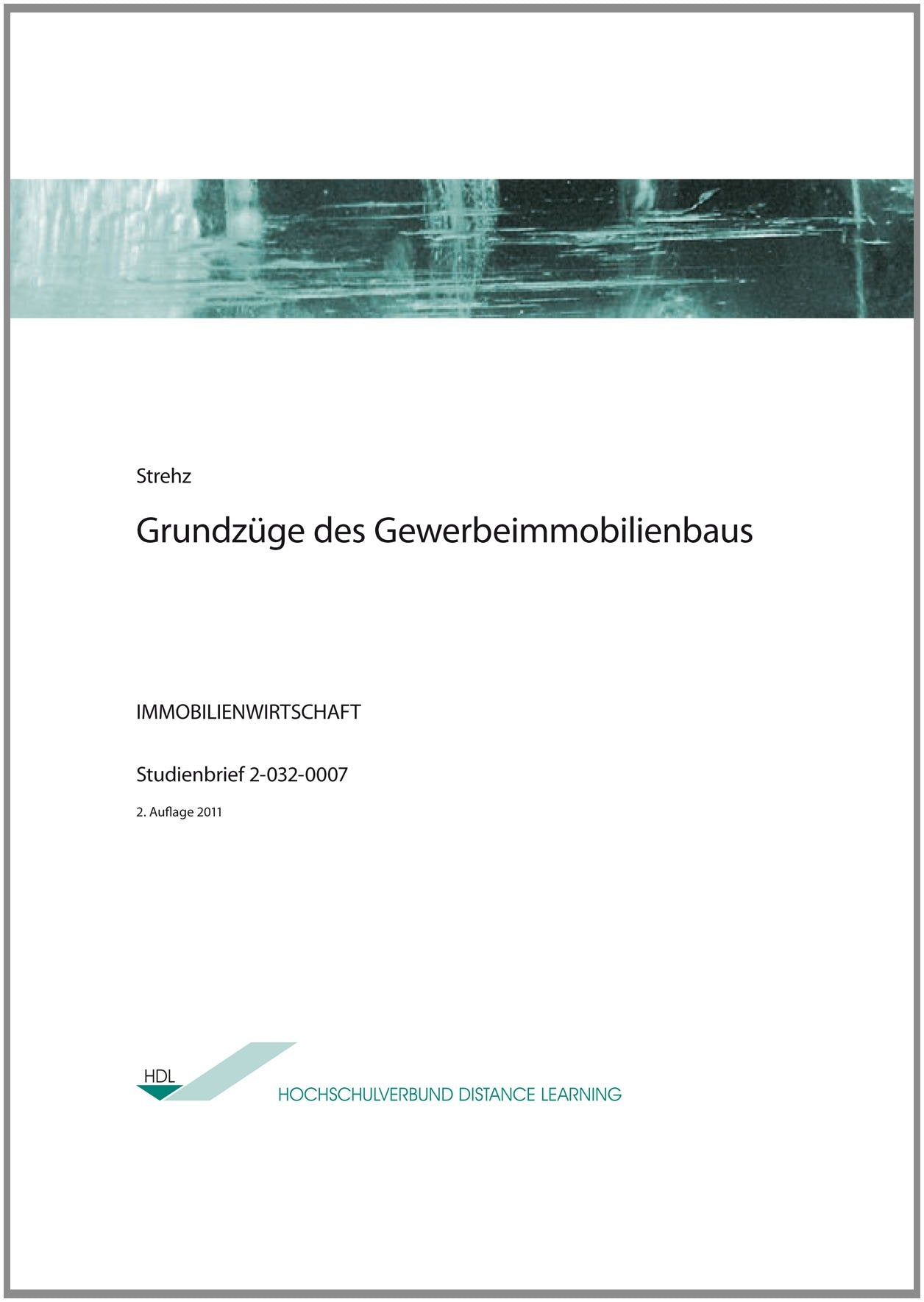 Grundzüge des Gewerbeimmobilienbaus Law