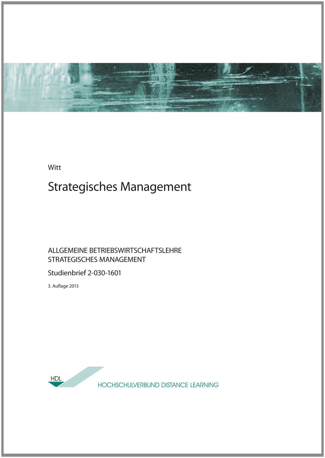 Strategisches Management Law