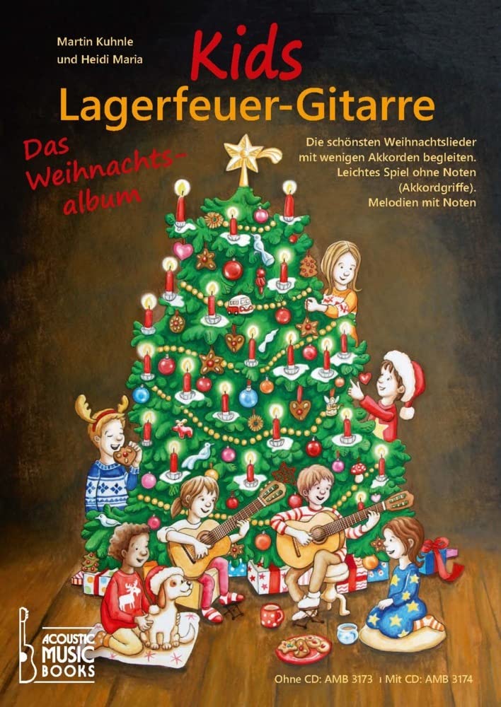 Kids Lagerfeuer-Gitarre. Das Weihnachtsalbum. Mit CD Sheet Music
