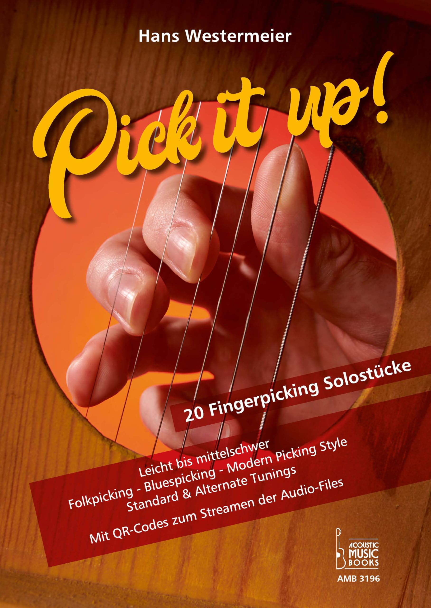 Pick it up! 20 Fingerpicking Solostücke. Leicht bis mittelschwer. Folkpicking - Bluespicking - Modern Picking Style. Standard & Alternate Tunings. Mit QR-Codes zum Streamen der Audio-Files Sheet Music
