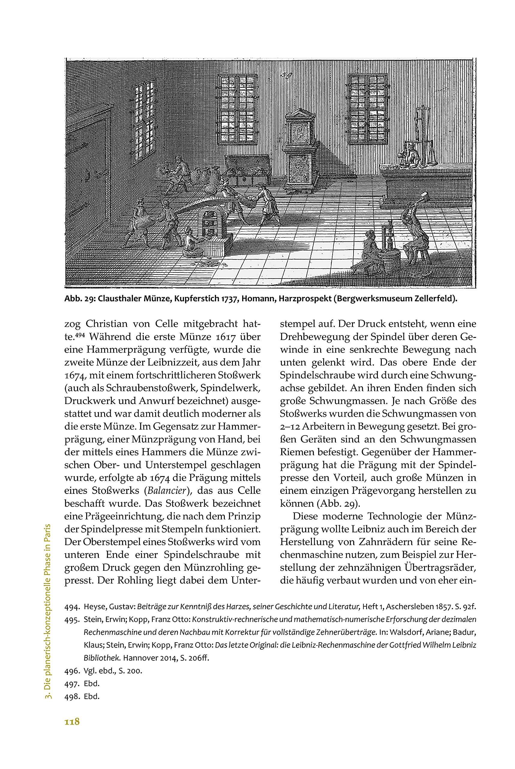 Die Leibniz-Rechnenmaschine: Die Erfindungsgeschichte der dezimalen Vier-Spezies-Rechenmaschine von Gottfried Wilhelm Leibniz in Paris Philosophy