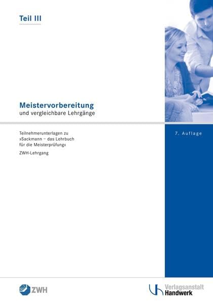 Meistervorbereitung Teil III und vergleichbare Lehrgänge book
