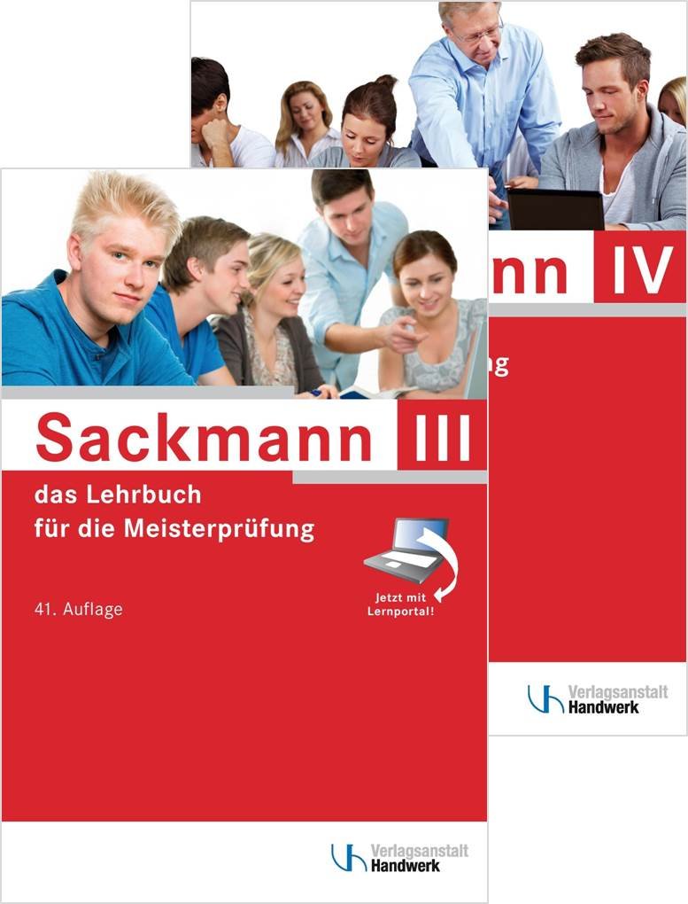 Sackmann - das Lehrbuch für die Meisterprüfung Teil III und IV: Teil III - mit Lernportal: Handlungsfeld 1: Wettbewerbsfähigkeit von Unternehmen ... Ausbildung der Ausbilder; mit CD-ROM Business, Finance & Career
