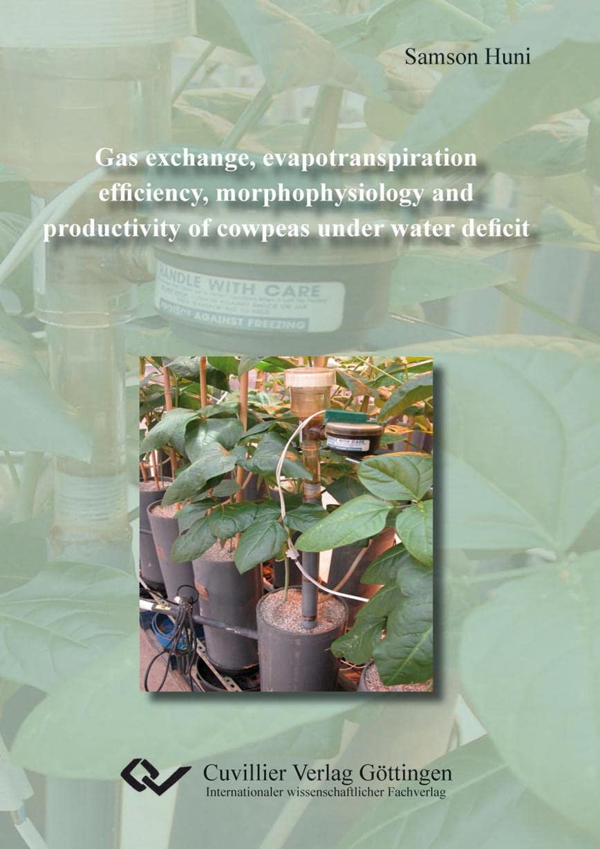 Gas exchange, evapotranspiration efficiency, morphophysiology and productivity of cowpeas under water deficit Natural Sciences