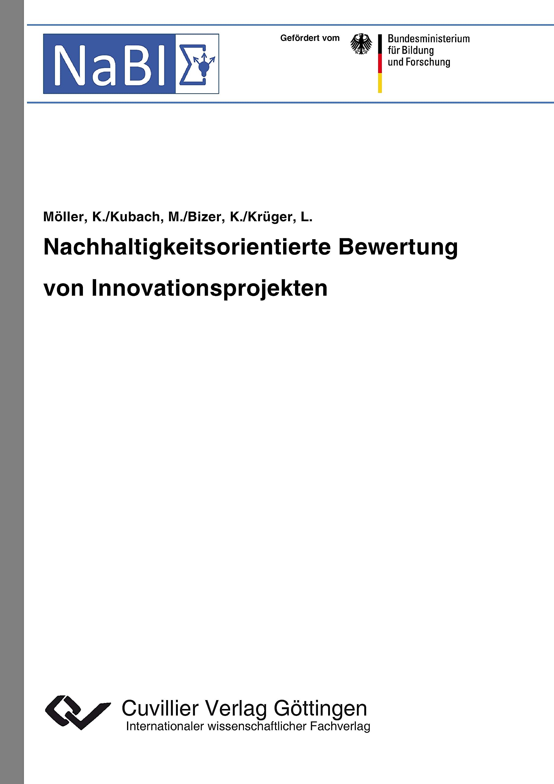 Nachhaltigkeitsorientierte Bewertung von Innovationsprojekten Law