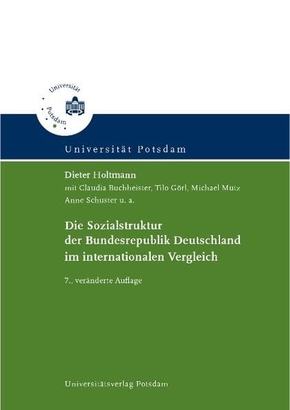 Die Sozialstruktur der Bundesrepublik Deutschland im internationalen Vergleich book