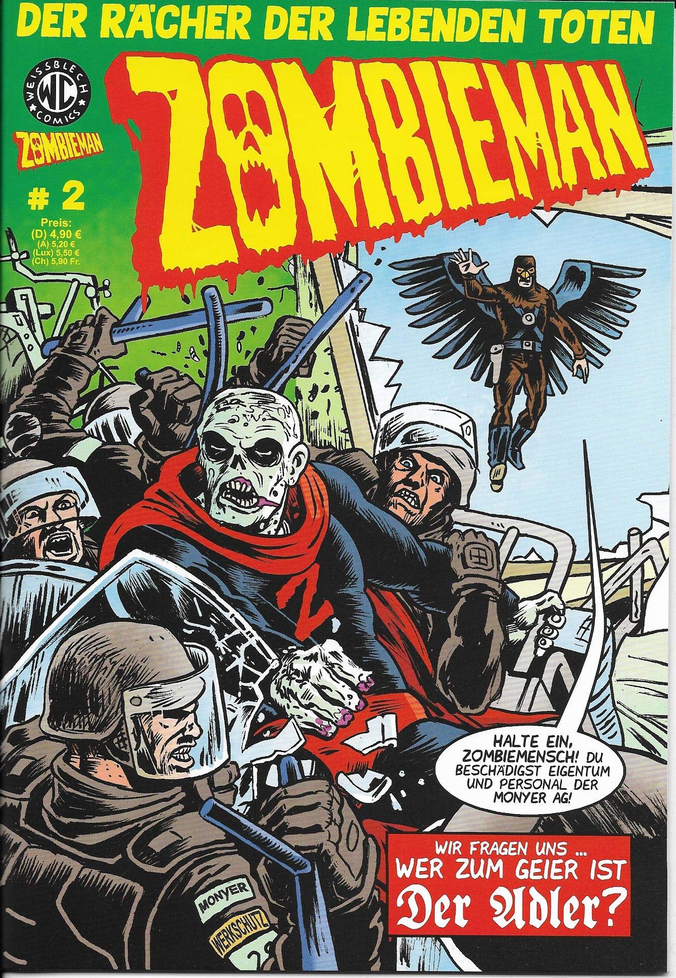 Zombieman 2: Der Rächer der lebenden Toten Manga