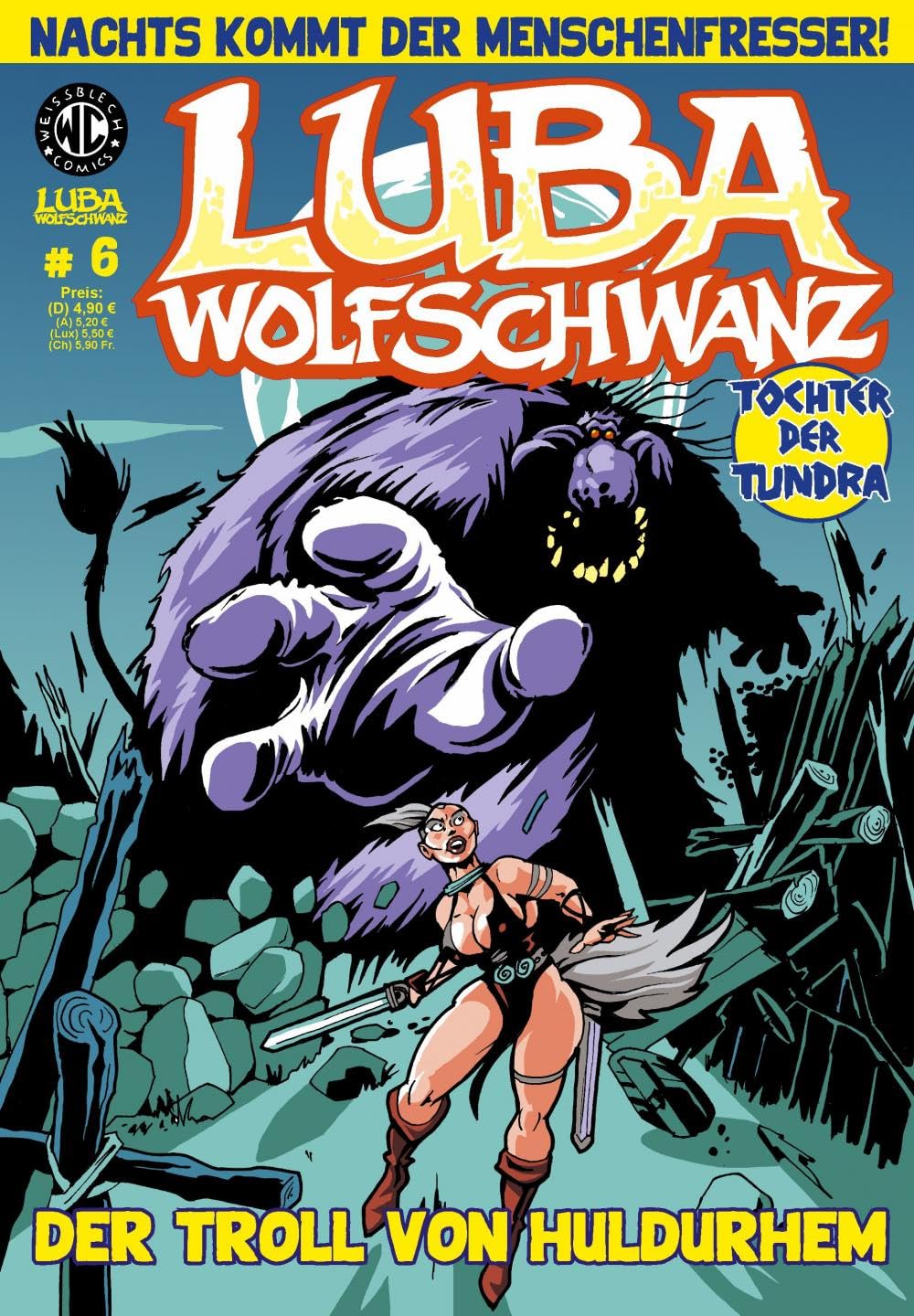 Luba Wolfschwanz 6: Der Troll von Huldurhem (Luba Wolfschwanz: Tochter der Tundra) Manga