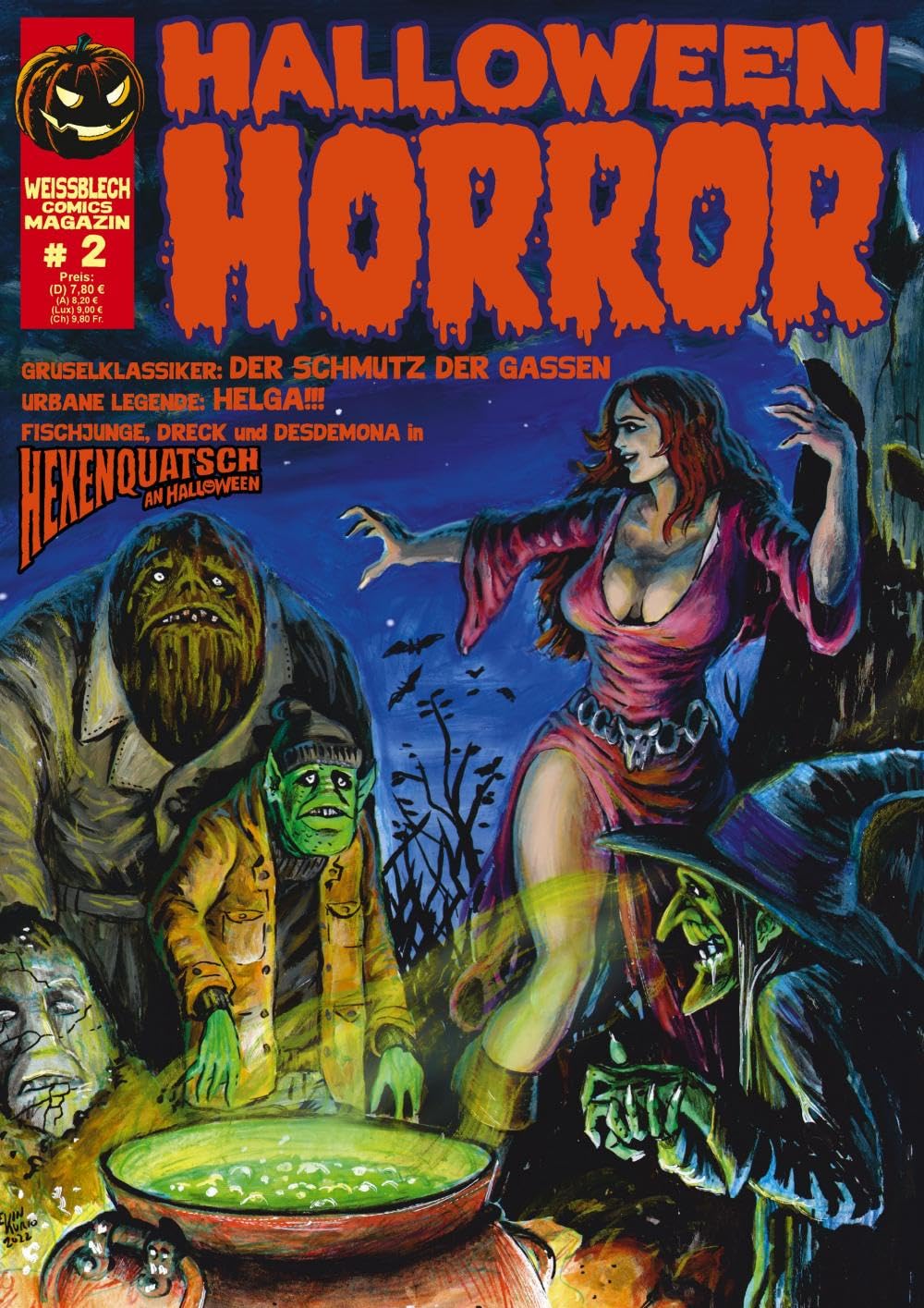 WEISSBLECH Comics Magazin 2: Halloween Horror Horror & Mystery