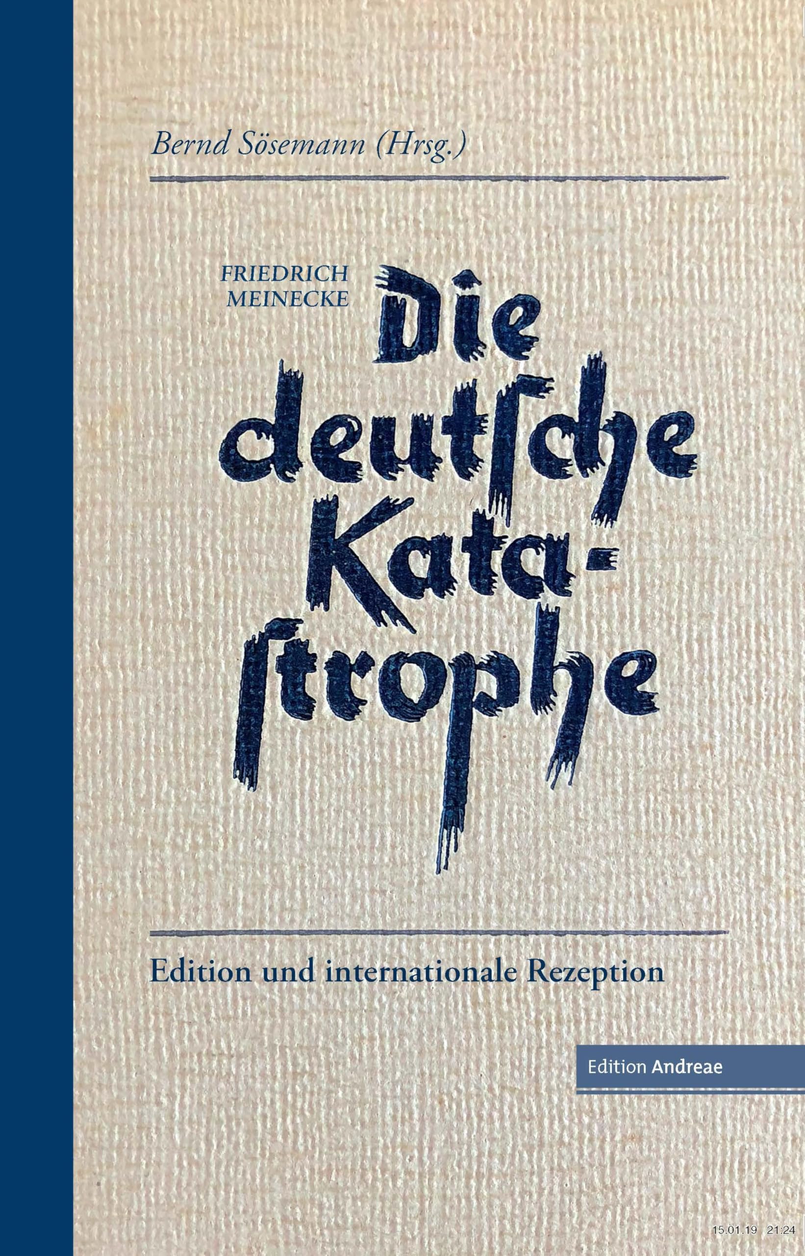 Die deutsche Katastrophe. Betrachtungen und Erinnerungen - Friedrich Meinecke: Edition und internationale Rezeption (Edition Andreae) Natural Sciences