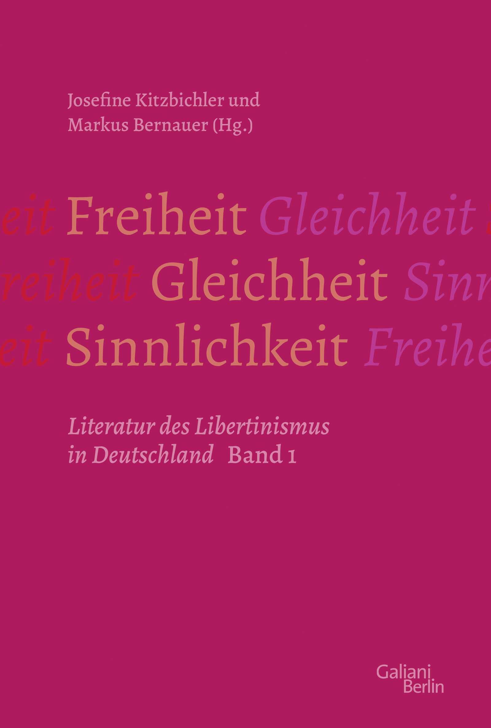 Freiheit – Gleichheit – Sinnlichkeit Contemporary literature