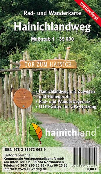 Hainichlandweg 1 : 50 000 Leisure, Home & Garden