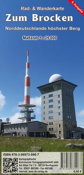 Zum Brocken: Rad- und Wanderkarte Leisure, Home & Garden