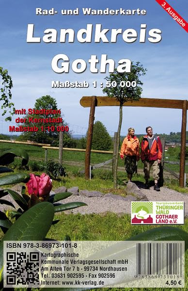 Landkreis Gotha 1 : 50 000 Rad- und Wanderkarte book