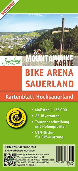Bike Arena Sauerland 03 Mountainbikekarte Hochsauerland book