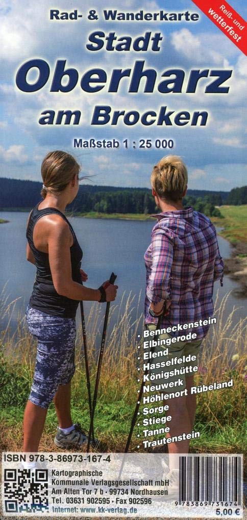 Stadt Oberharz am Brocken 1 : 25 000 Leisure, Home & Garden