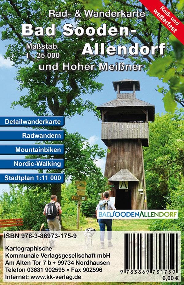 Bad Sooden-Allendorf und Hoher Meißner: Rad- und Wanderkarte mit Stadtplan (Reiß- und wetterfest) Leisure, Home & Garden