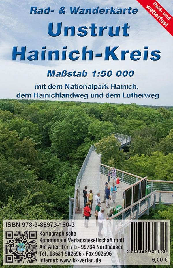 Unstrut-Hainich-Kreis - 1:50 000 book