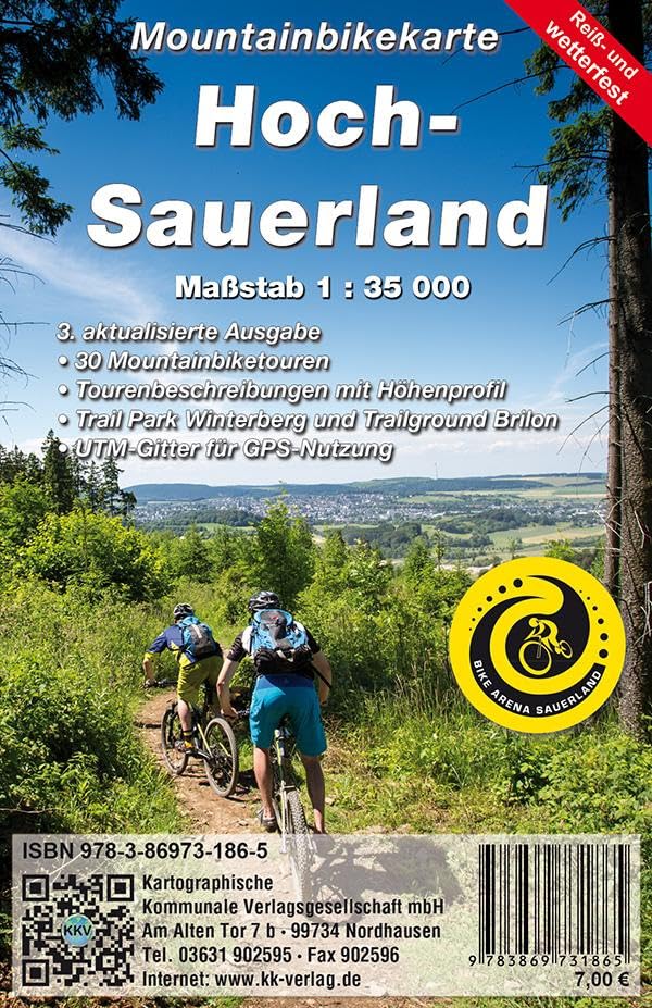 Mountainbikekarte Hoch-Sauerland 1: 35 000 Leisure, Home & Garden