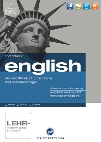 Sprachkurs 1 English: Der Englischkurs für Anfänger und Wiedereinsteiger (Interaktive Sprachreise) Foreign Languages ​​& Dictionaries