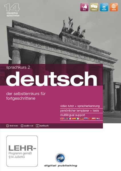 Sprachkurs 2 Deutsch: Der Deutschkurs für Fortgeschrittene (Interaktive Sprachreise) Non-fiction