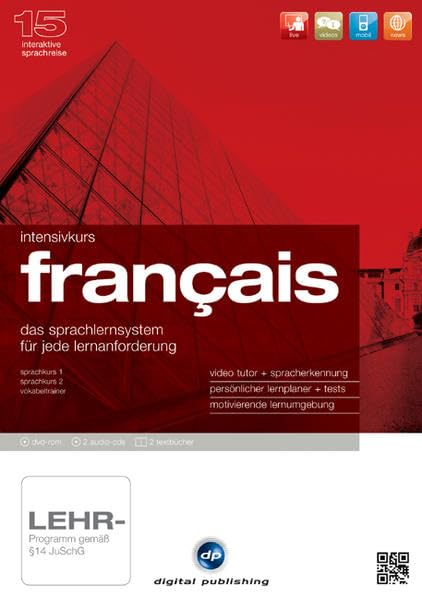 Intensivkurs Français: Der Französischkurs für Anfänger, Wiedereinsteiger und Fortgeschrittene (Interaktive Sprachreise) Foreign Languages ​​& Dictionaries