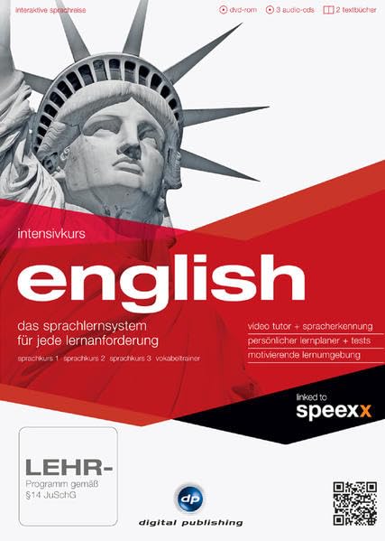 Intensivkurs English: Der Englischkurs für Anfänger, Wiedereinsteiger und Fortgeschrittene (Interaktive Sprachreise) Foreign Languages ​​& Dictionaries