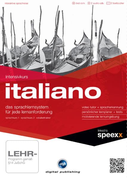 Intensivkurs Italiano: Der Italienischkurs für Anfänger, Wiedereinsteiger und Fortgeschrittene (Interaktive Sprachreise) Foreign Languages ​​& Dictionaries
