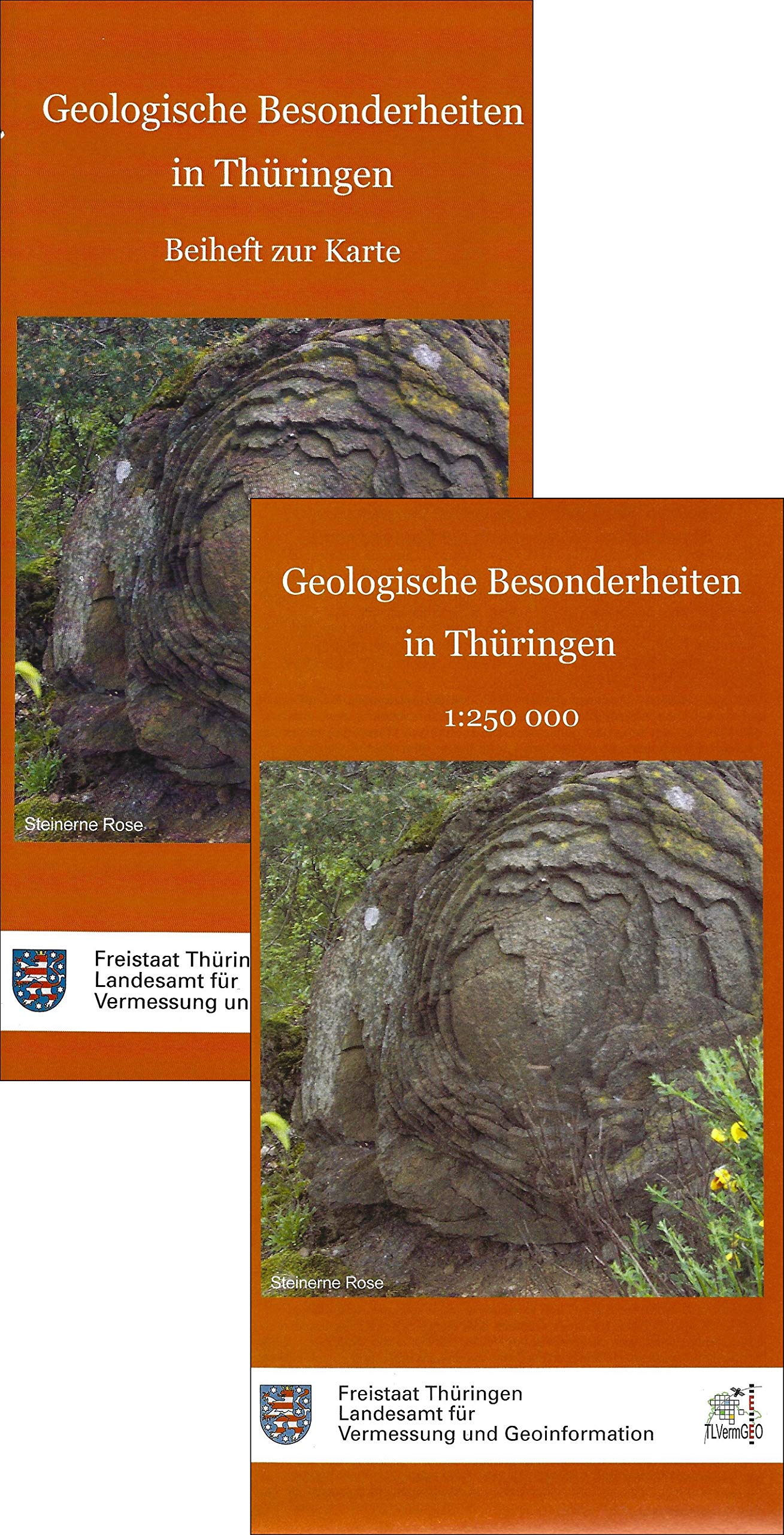 Geologische Besonderheiten in Thüringen: Übersichtskarte 1:250 000 mit Beiheft Leisure, Home & Garden