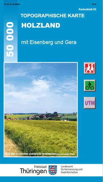 HOLZLAND mit Eisenberg und Gera: Wander- und Radwanderkarte 1:50 000 (Topographische Karten Thüringen - Freizeit- und Wanderkarten 1:50 000) Leisure, Home & Garden
