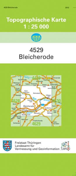 Bleicherode: 4529 (Topographische Karten 1:25 000 (TK 25) Thüringen (amtlich)) Leisure, Home & Garden