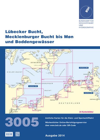 Lübecker Bucht, Mecklenburger Bucht bis Møn und Boddengewässer (Die Amtlichen Karten für die Sportschifffahrt) Leisure, Home & Garden