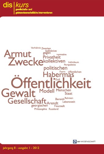 Diskurs. Politikwissenschaftliche und geschichtsphilosophische Interventionen: 2012/01 Politics & History