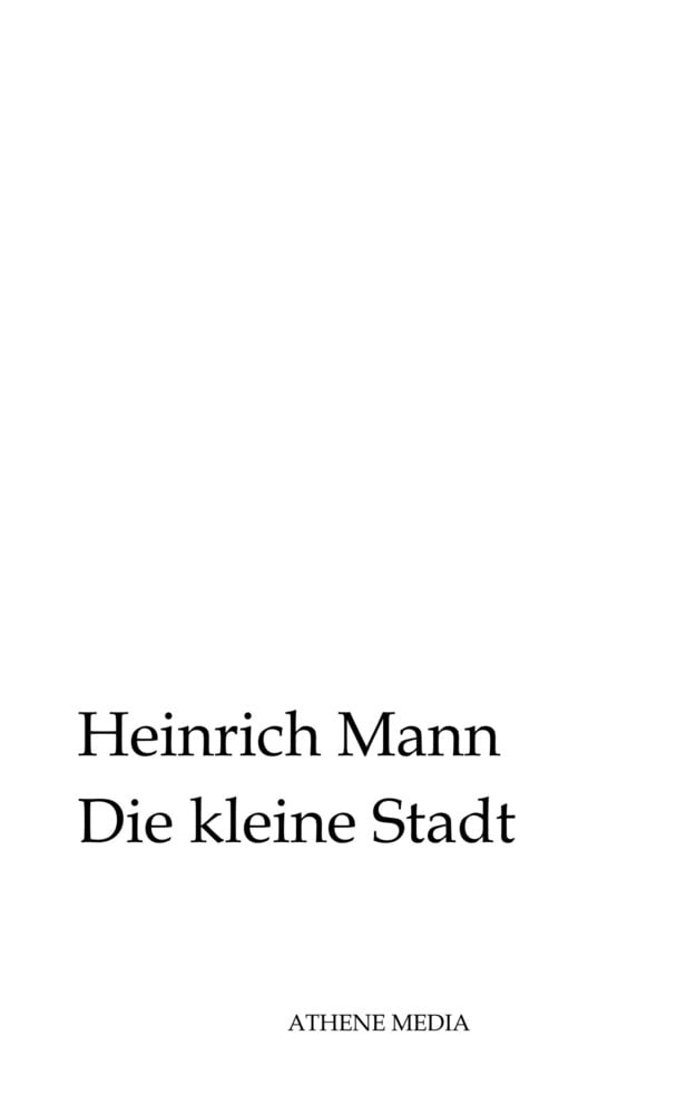 Die kleine Stadt: Roman Partnership & Love