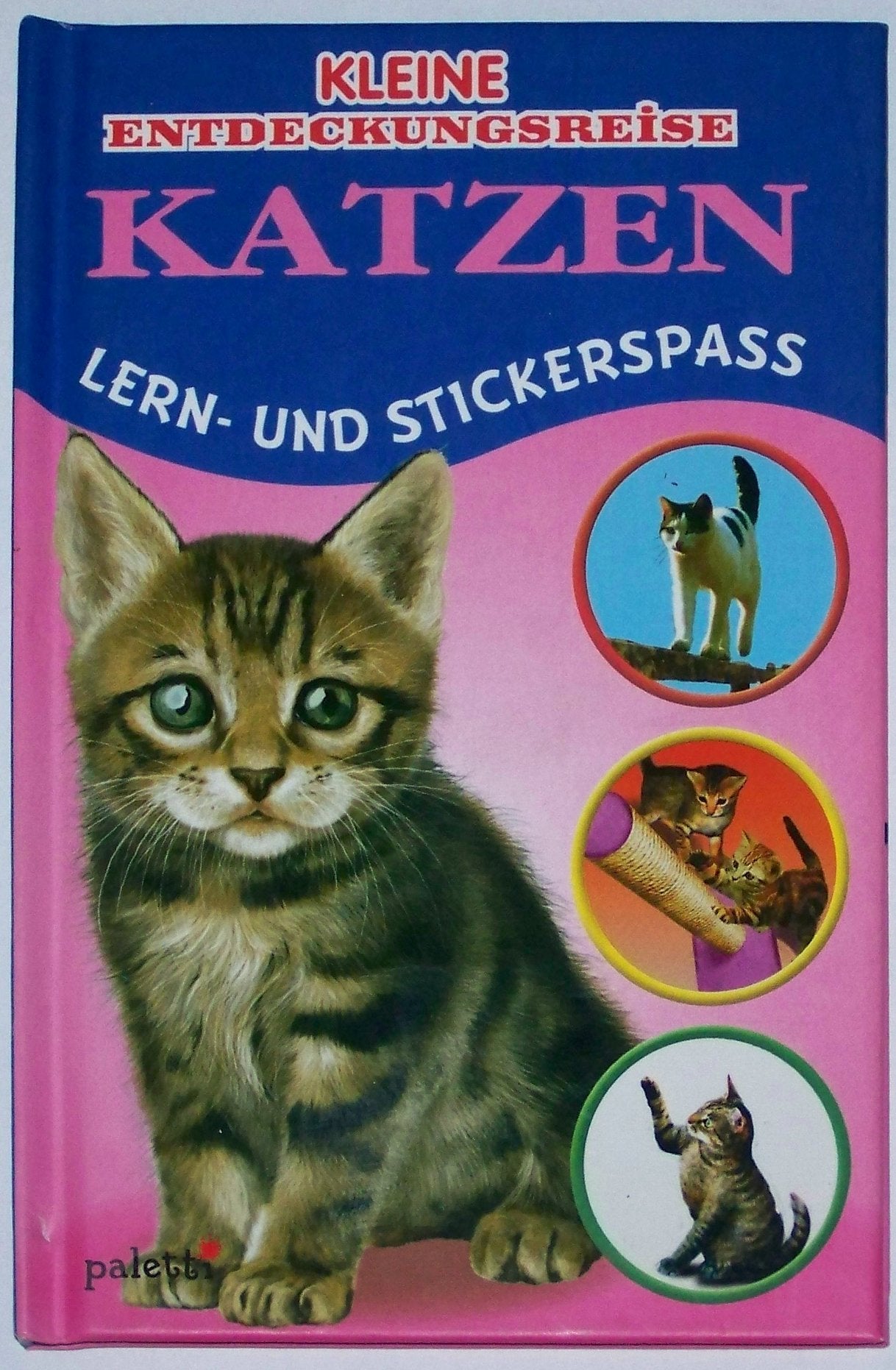 Katzen - Kleine Entdeckungsreise - Lern- und Stickerspass Books