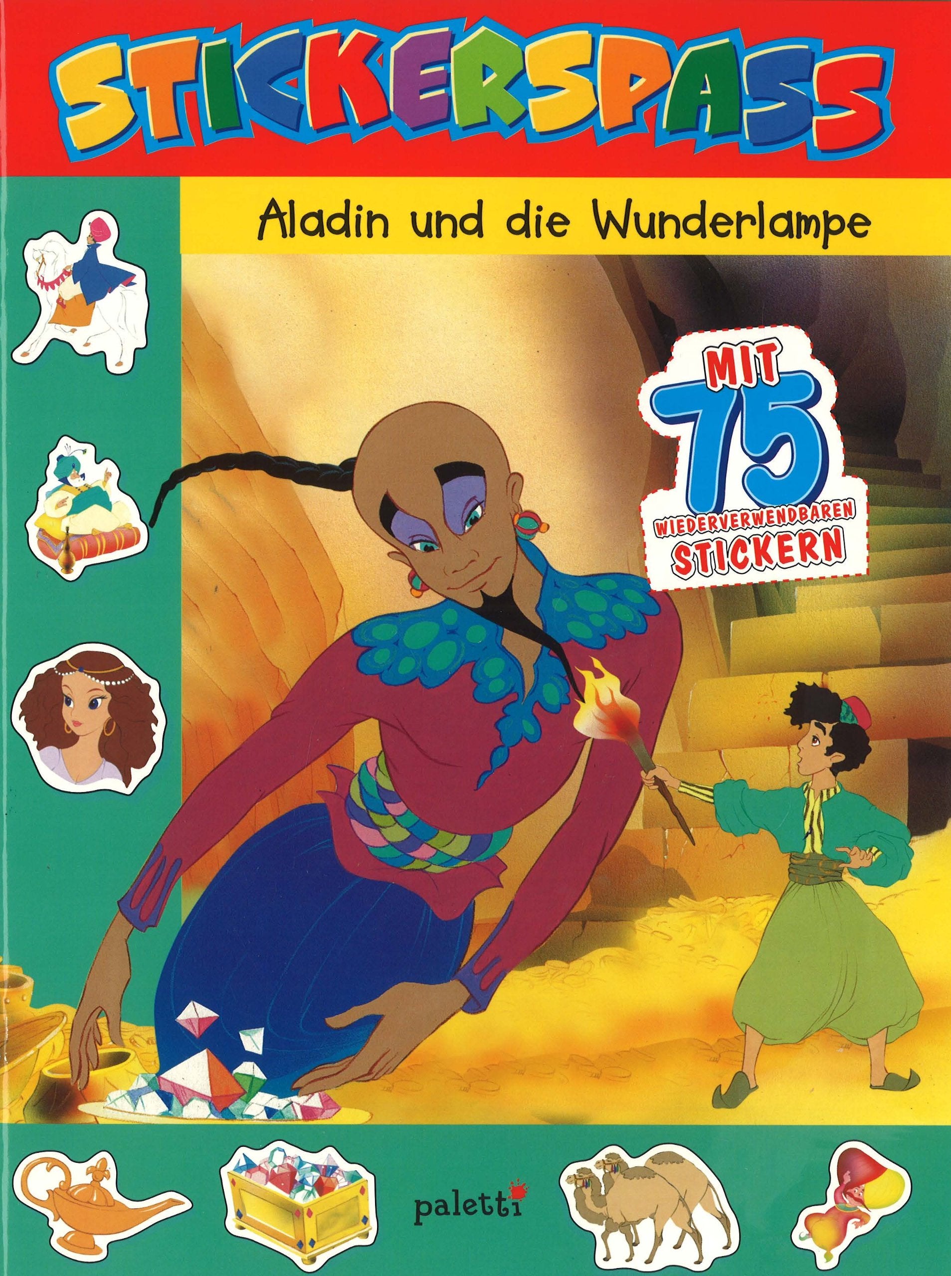Stickerspass - Aladin und die Wunderlampe Books