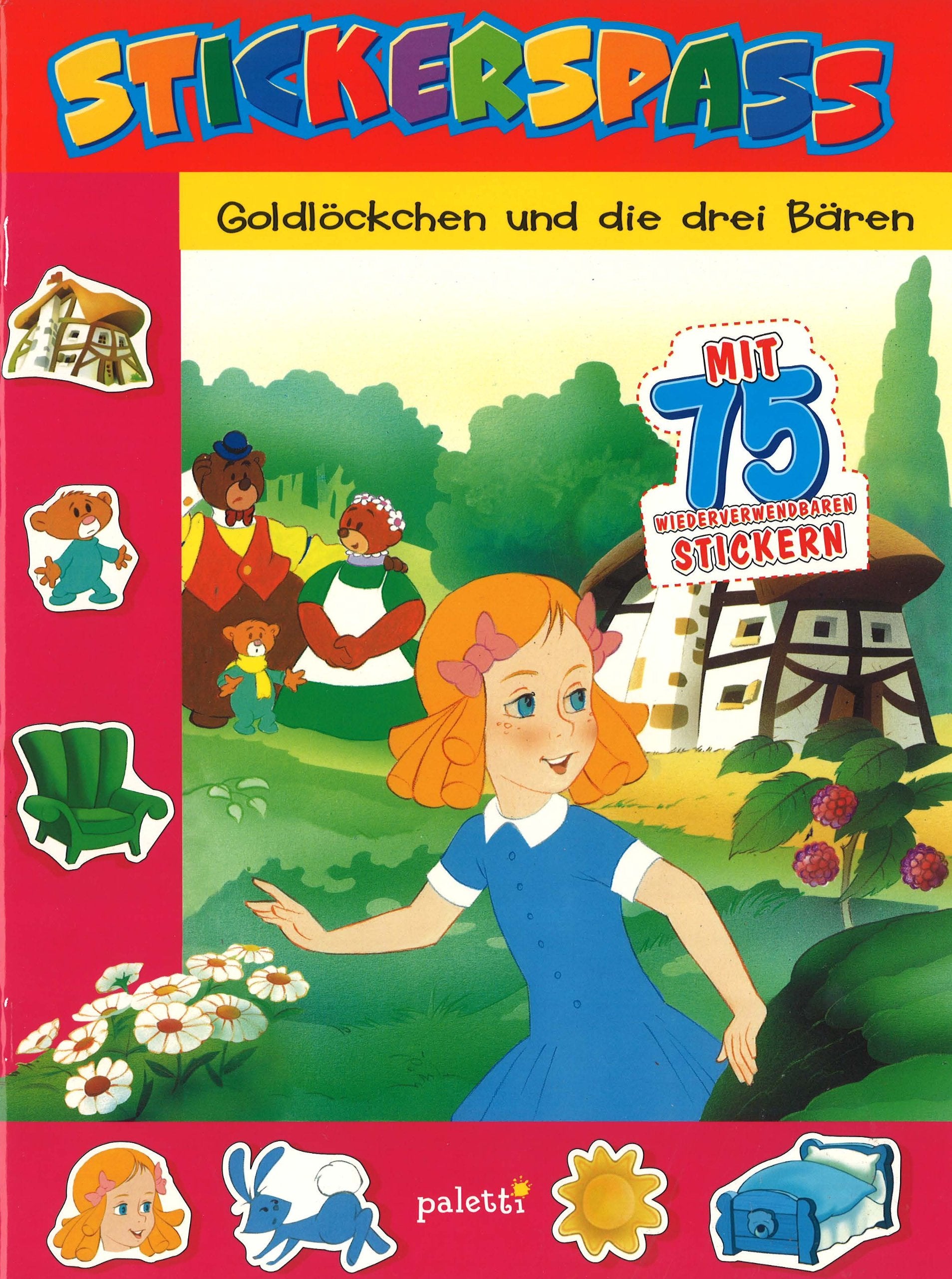 Stickerspass - Goldlöckchen und die drei Bären Books