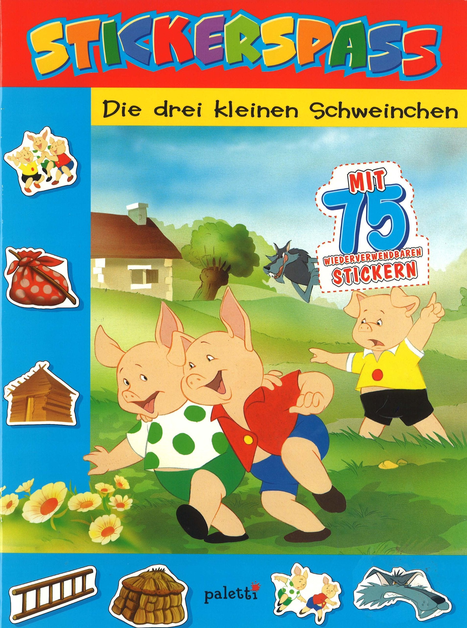 Stickerspass - Die drei kleinen Schweinchen Books