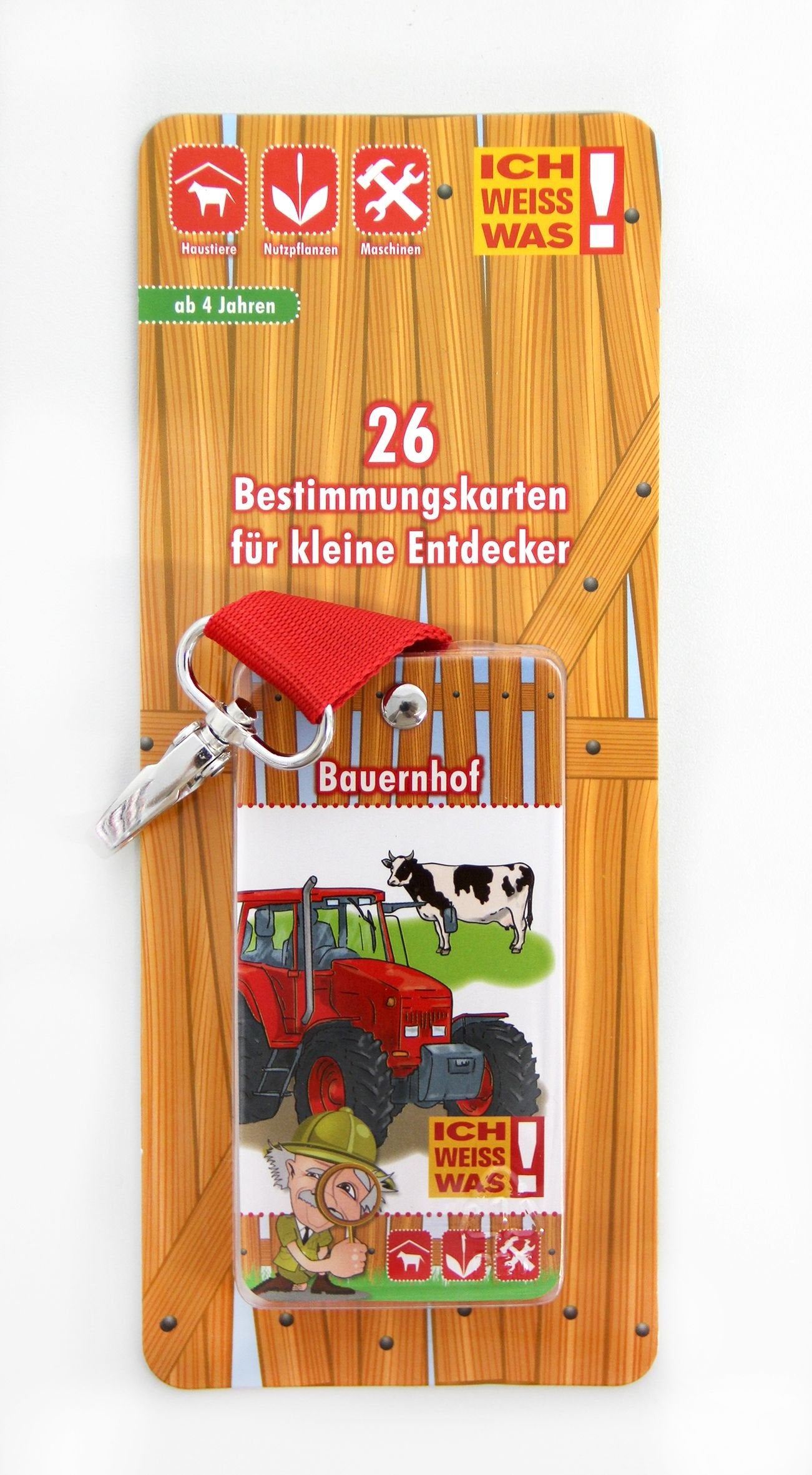 Albert E. - Bestimmungsblock mit Karabinerhaken | Bauernhof Leisure & Fun