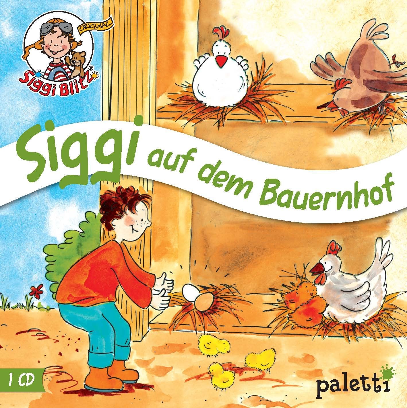 Kinder CD Siggi Blitz - Siggi auf dem Bauernhof Hörspiel Books