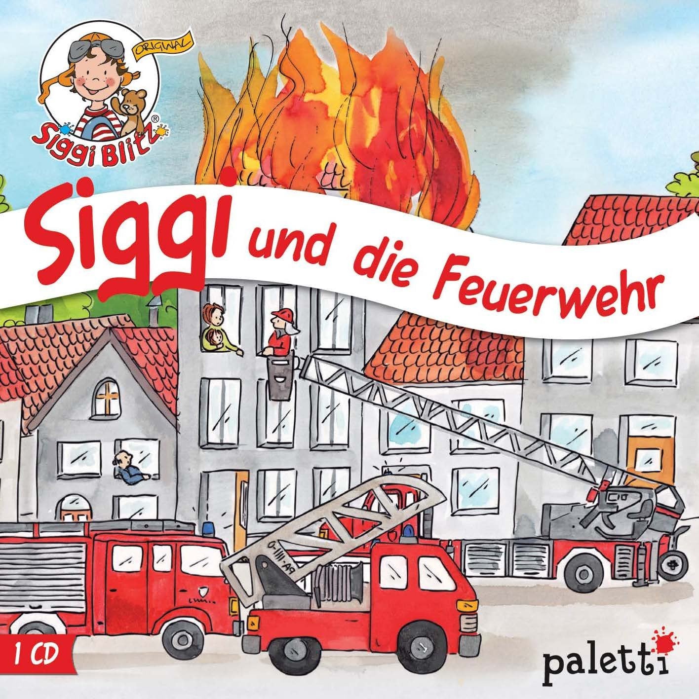 Kinder CD Siggi Blitz - Siggi und die Feuerwehr Hörspiel Books