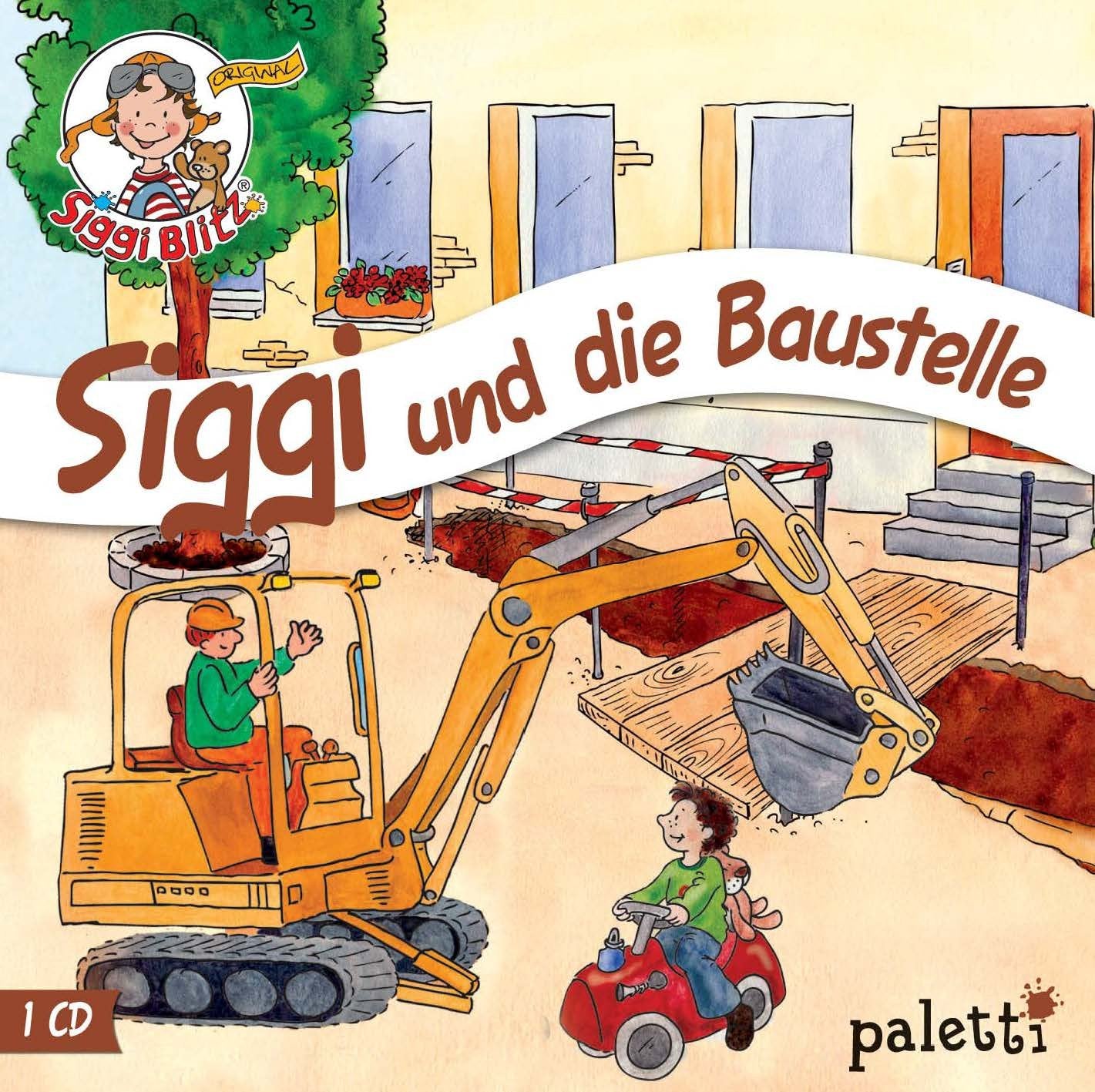 Kinder CD Siggi Blitz - Siggi und die Baustelle Hörspiel Books
